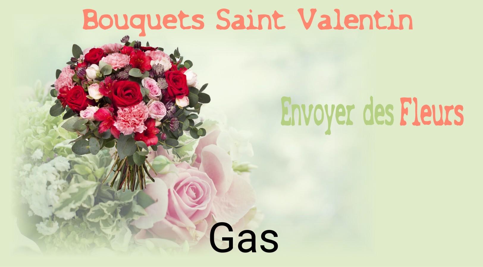 Roses de Saint-Valentin livrées à Gas